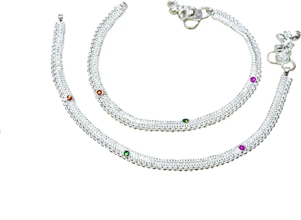 (Pack_Of_2)_Indian_Traditional_Ethnic_Fashion_Foot_Jewellery_Artificial_Alloy_Anklet